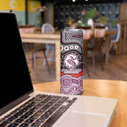 ANZAC Day Manly Warringah Sea Eagles Skinny Tumbler Military Memorial Aboriginal Indigenous Art