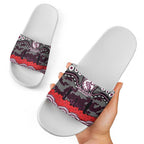 ANZAC Day Manly Warringah Sea Eagles Slide Sandals Military Memorial Aboriginal Indigenous Art