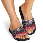 ANZAC Day Manly Warringah Sea Eagles Slide Sandals Military Memorial Aboriginal Indigenous Art