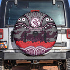 ANZAC Day Manly Warringah Sea Eagles Spare Tire Cover Military Memorial Aboriginal Indigenous Art