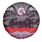 ANZAC Day Manly Warringah Sea Eagles Spare Tire Cover Military Memorial Aboriginal Indigenous Art