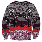 ANZAC Day Manly Warringah Sea Eagles Sweatshirt Military Memorial Aboriginal Indigenous Art