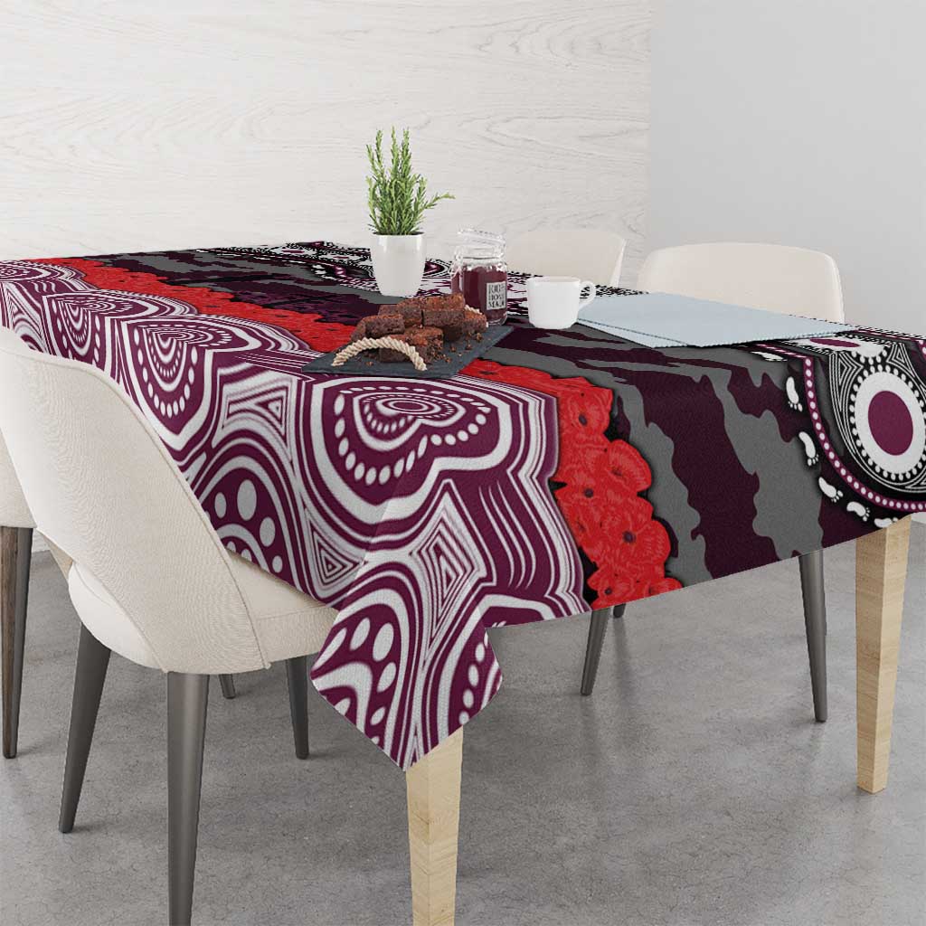 ANZAC Day Manly Warringah Sea Eagles Tablecloth Military Memorial Aboriginal Indigenous Art