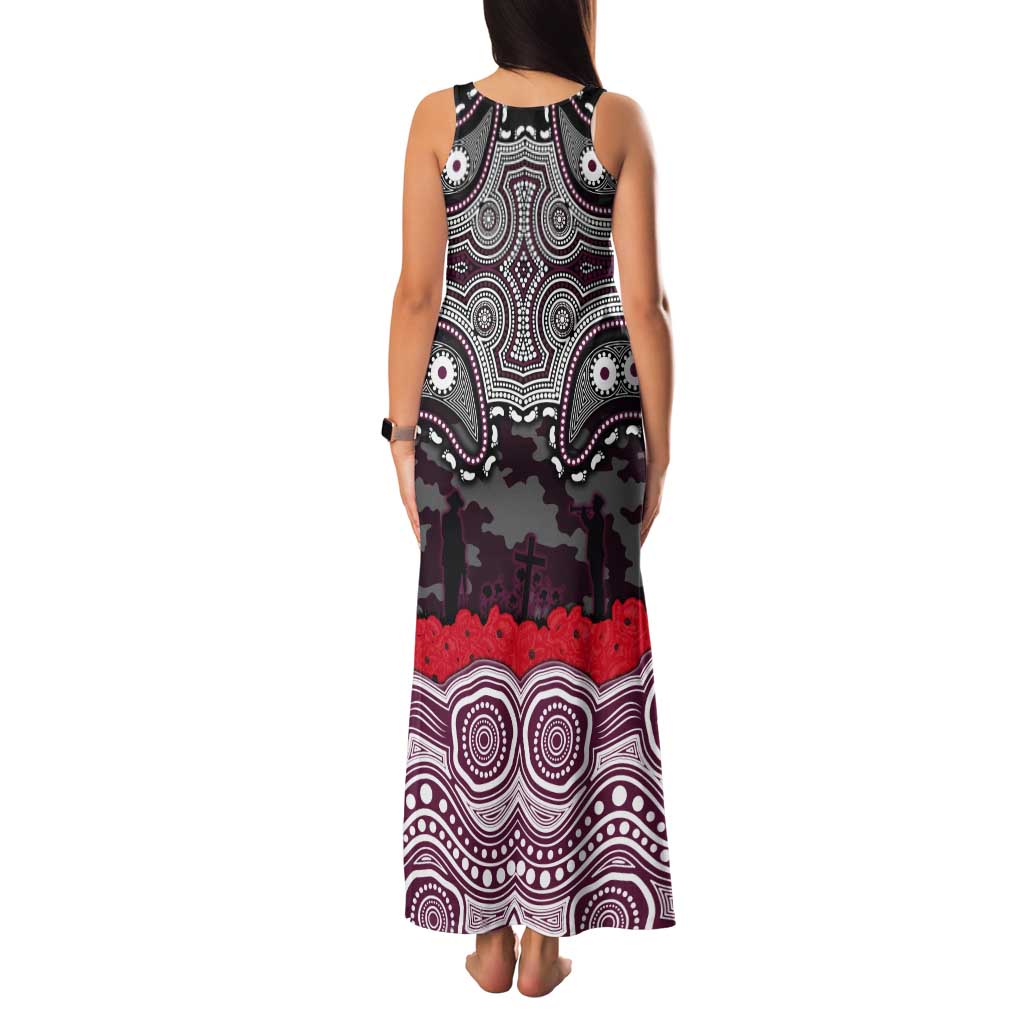 ANZAC Day Manly Warringah Sea Eagles Tank Maxi Dress Military Memorial Aboriginal Indigenous Art
