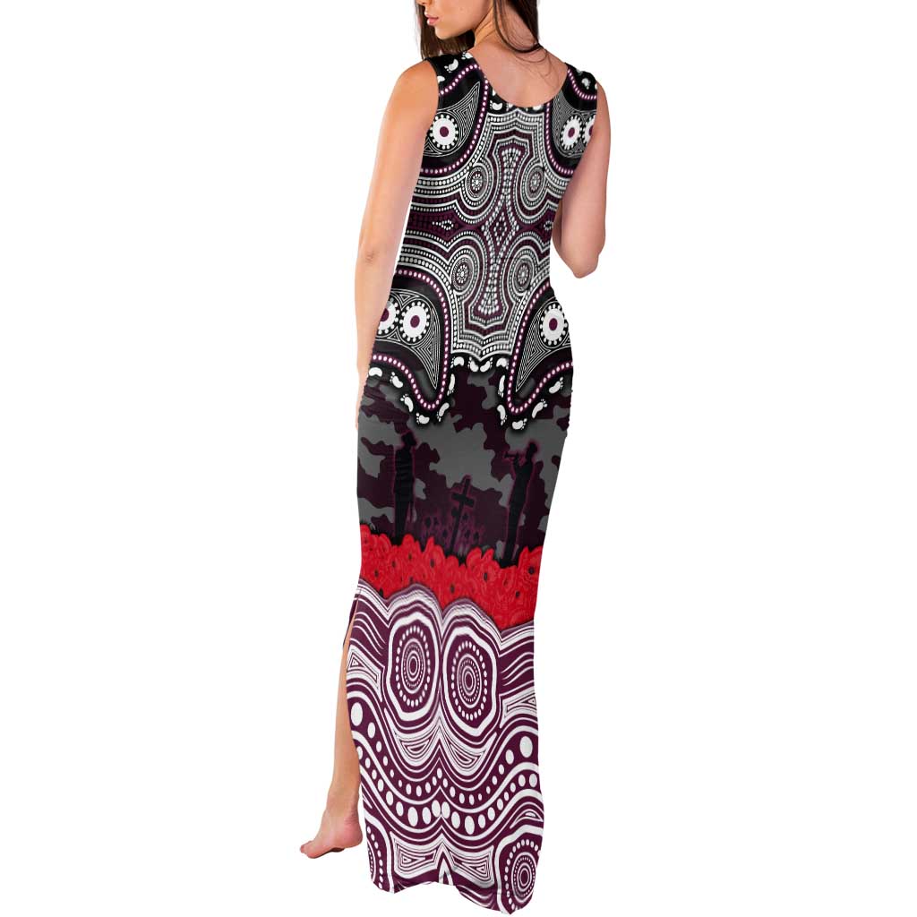 ANZAC Day Manly Warringah Sea Eagles Tank Maxi Dress Military Memorial Aboriginal Indigenous Art