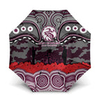 ANZAC Day Manly Warringah Sea Eagles Umbrella Military Memorial Aboriginal Indigenous Art