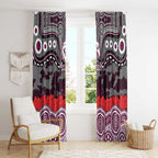 ANZAC Day Manly Warringah Sea Eagles Window Curtain Military Memorial Aboriginal Indigenous Art