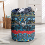 ANZAC Day Gold Coast Titans Laundry Basket Military Memorial Aboriginal Indigenous Art