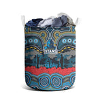ANZAC Day Gold Coast Titans Laundry Basket Military Memorial Aboriginal Indigenous Art