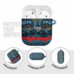 ANZAC Day Gold Coast Titans AirPods Case Military Memorial Aboriginal Indigenous Art