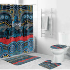 ANZAC Day Gold Coast Titans Bathroom Set Military Memorial Aboriginal Indigenous Art