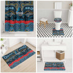 ANZAC Day Gold Coast Titans Bathroom Set Military Memorial Aboriginal Indigenous Art