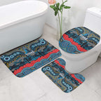ANZAC Day Gold Coast Titans Bathroom Set Military Memorial Aboriginal Indigenous Art