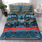 ANZAC Day Gold Coast Titans Bedding Set Military Memorial Aboriginal Indigenous Art