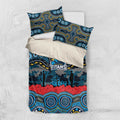 ANZAC Day Gold Coast Titans Bedding Set Military Memorial Aboriginal Indigenous Art