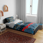 ANZAC Day Gold Coast Titans Bedding Set Military Memorial Aboriginal Indigenous Art