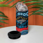 ANZAC Day Gold Coast Titans 4 in 1 Can Cooler Tumbler Military Memorial Aboriginal Indigenous Art