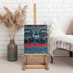 ANZAC Day Gold Coast Titans Canvas Wall Art Military Memorial Aboriginal Indigenous Art