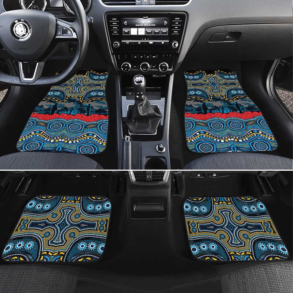 ANZAC Day Gold Coast Titans Car Mats Military Memorial Aboriginal Indigenous Art