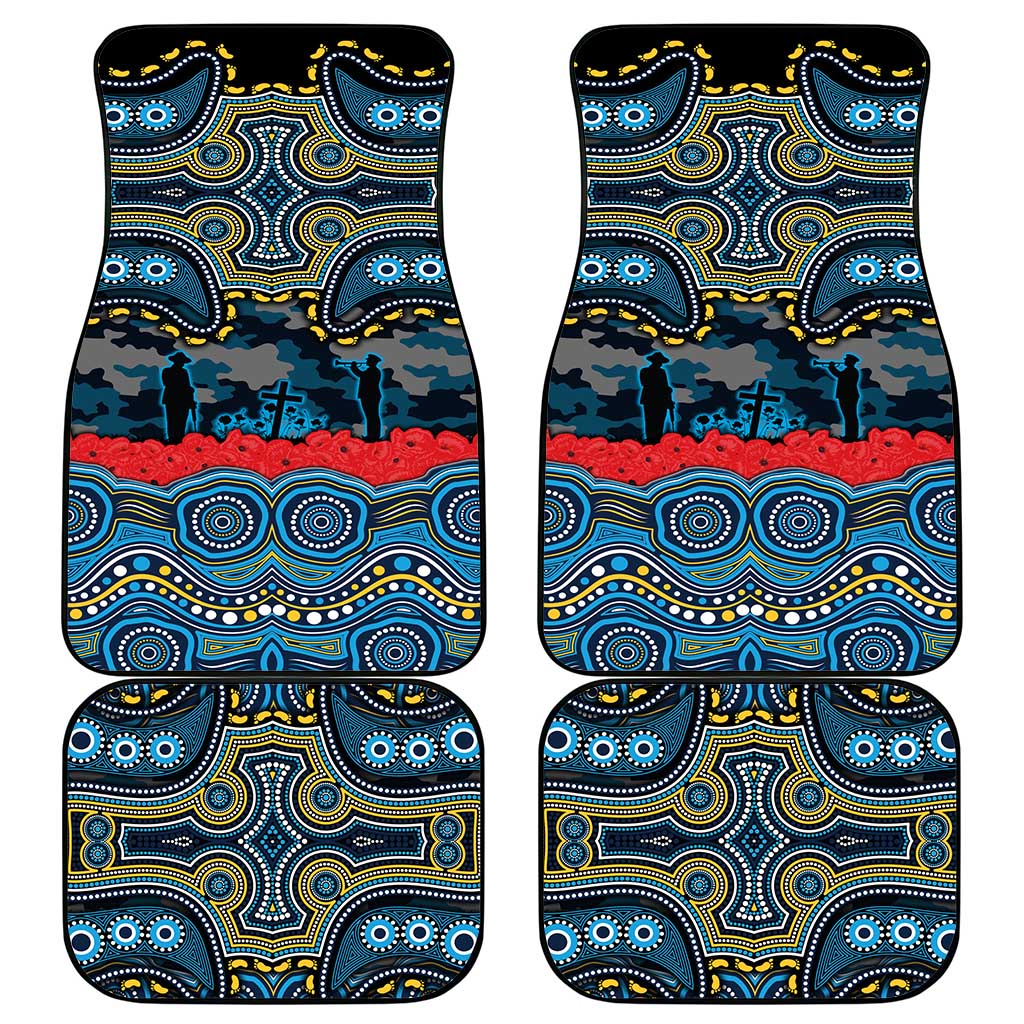 ANZAC Day Gold Coast Titans Car Mats Military Memorial Aboriginal Indigenous Art