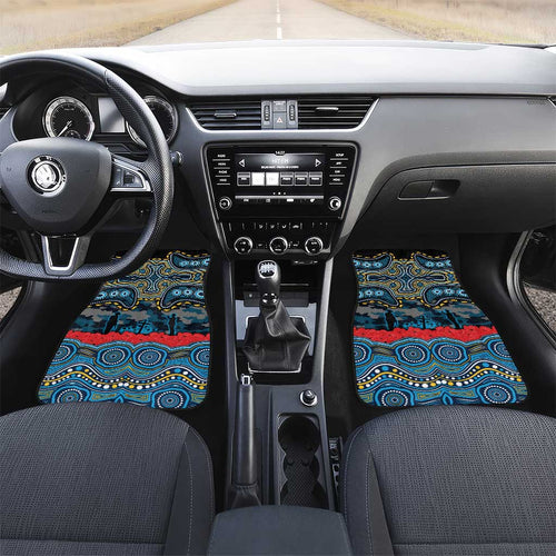 ANZAC Day Gold Coast Titans Car Mats Military Memorial Aboriginal Indigenous Art