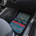 ANZAC Day Gold Coast Titans Car Mats Military Memorial Aboriginal Indigenous Art