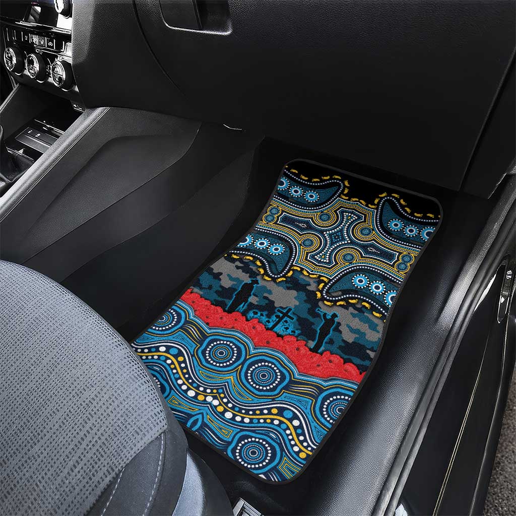 ANZAC Day Gold Coast Titans Car Mats Military Memorial Aboriginal Indigenous Art