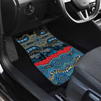 ANZAC Day Gold Coast Titans Car Mats Military Memorial Aboriginal Indigenous Art