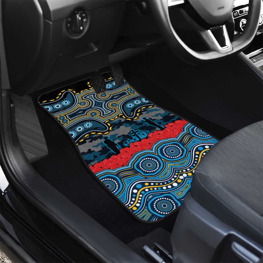 ANZAC Day Gold Coast Titans Car Mats Military Memorial Aboriginal Indigenous Art