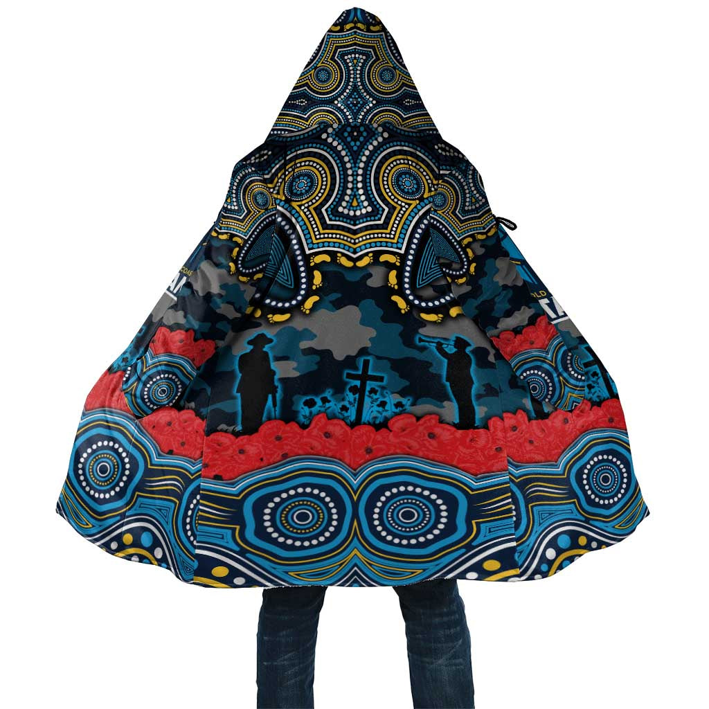 ANZAC Day Gold Coast Titans Cloak Military Memorial Aboriginal Indigenous Art