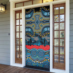 ANZAC Day Gold Coast Titans Door Cover Military Memorial Aboriginal Indigenous Art