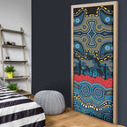 ANZAC Day Gold Coast Titans Door Cover Military Memorial Aboriginal Indigenous Art