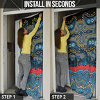 ANZAC Day Gold Coast Titans Door Cover Military Memorial Aboriginal Indigenous Art