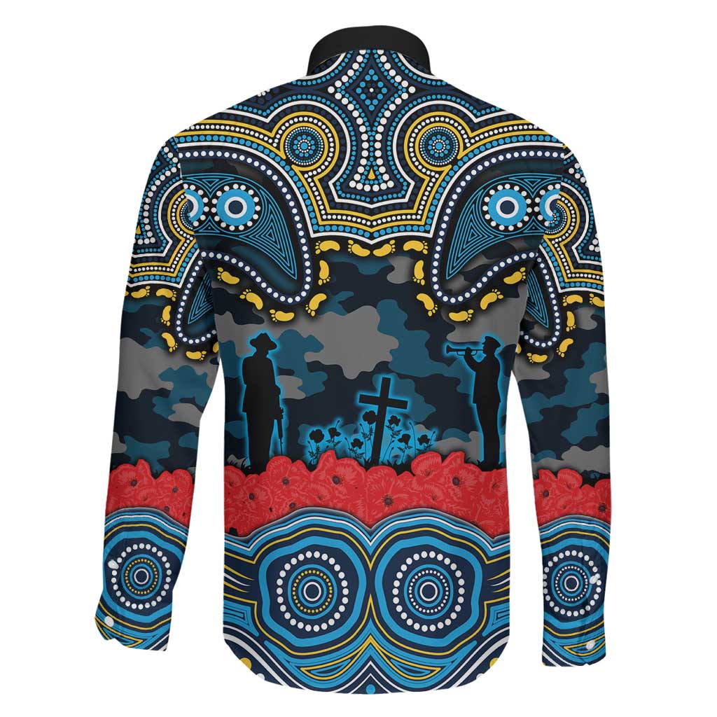 ANZAC Day Gold Coast Titans Family Matching Long Sleeve Bodycon Dress and Hawaiian Shirt Military Memorial Aboriginal Indigenous Art