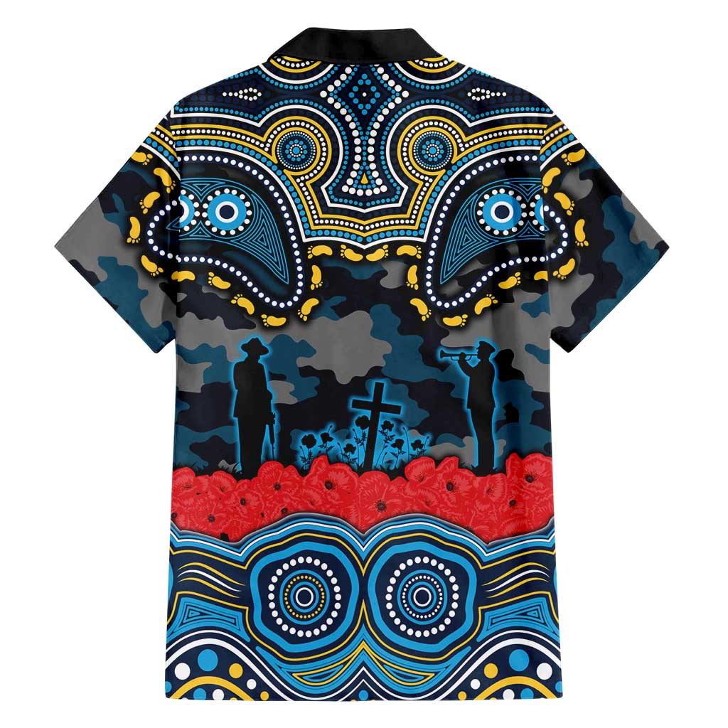 ANZAC Day Gold Coast Titans Family Matching Summer Maxi Dress and Hawaiian Shirt Military Memorial Aboriginal Indigenous Art