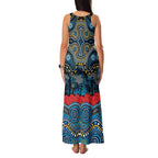 ANZAC Day Gold Coast Titans Family Matching Tank Maxi Dress and Hawaiian Shirt Military Memorial Aboriginal Indigenous Art
