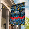 ANZAC Day Gold Coast Titans Garden Flag Military Memorial Aboriginal Indigenous Art