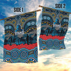 ANZAC Day Gold Coast Titans Garden Flag Military Memorial Aboriginal Indigenous Art