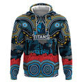 ANZAC Day Gold Coast Titans Hoodie Military Memorial Aboriginal Indigenous Art