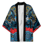 ANZAC Day Gold Coast Titans Kimono Military Memorial Aboriginal Indigenous Art