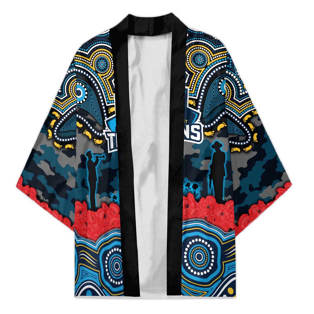 ANZAC Day Gold Coast Titans Kimono Military Memorial Aboriginal Indigenous Art