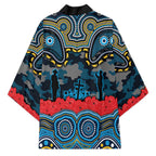 ANZAC Day Gold Coast Titans Kimono Military Memorial Aboriginal Indigenous Art