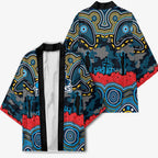 ANZAC Day Gold Coast Titans Kimono Military Memorial Aboriginal Indigenous Art