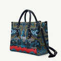 ANZAC Day Gold Coast Titans Leather Bag Military Memorial Aboriginal Indigenous Art