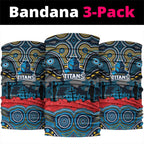ANZAC Day Gold Coast Titans Neck Gaiter Military Memorial Aboriginal Indigenous Art