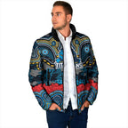 ANZAC Day Gold Coast Titans Padded Jacket Military Memorial Aboriginal Indigenous Art