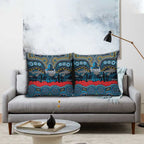 ANZAC Day Gold Coast Titans Pillow Cover Military Memorial Aboriginal Indigenous Art