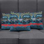 ANZAC Day Gold Coast Titans Pillow Cover Military Memorial Aboriginal Indigenous Art