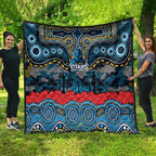 ANZAC Day Gold Coast Titans Quilt Military Memorial Aboriginal Indigenous Art