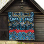 ANZAC Day Gold Coast Titans Quilt Military Memorial Aboriginal Indigenous Art